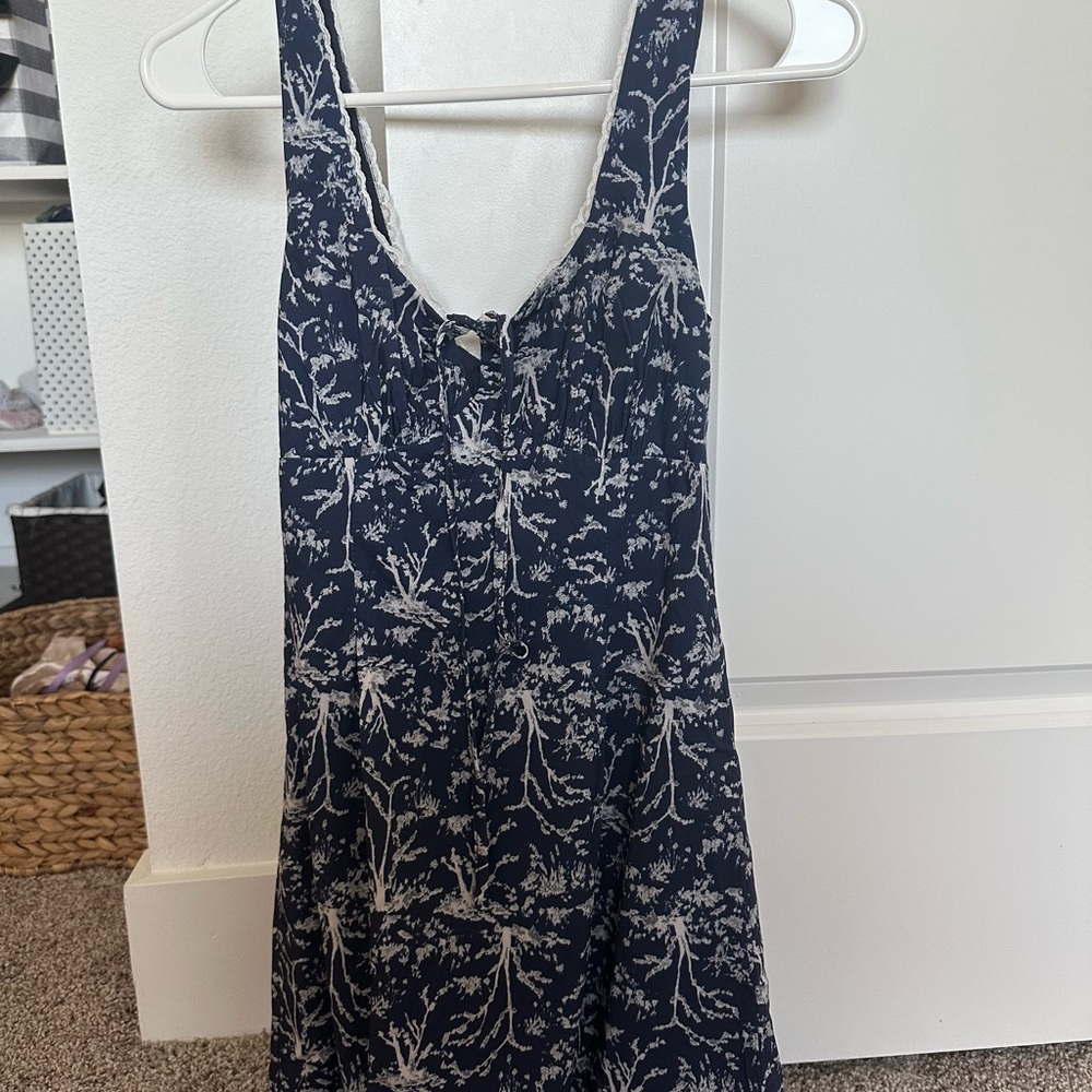 Princess Polly Navy and White Floral Mini Dress